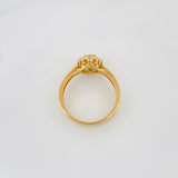 Anillo Solitario Diamantes 38Pts 2.85 g / T6 3/4 Oro Amarillo 18K