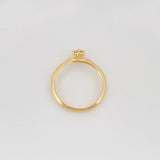 Anillo Solitario Diamantes 28Pts 1.15 g / T5 3/4 Oro Amarillo 18K
