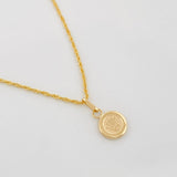 Set Cadena Lazo + Dije Corona / 1.4 g / 19 3/4 in Oro Amarillo 18K