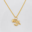 Set Cadena Lazo + Dije Tres Gracias / 1.65 g / 19 3/4 in Oro Amarillo 18K