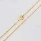 Set Cadena Lazo + Dije Tres Gracias / 1.6 g / 19 3/4 in Oro Amarillo 18K