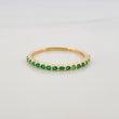 Anillo Churumbela Esmeralda 15Pts 1.3 g / T6 Oro Amarillo 18K