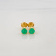 Topos Cuatro Garras Esmeralda 48Pts 0.9 g / in / 0.7 mm Oro Amarillo 18K