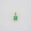 Dije Flor Esmeralda 21Pts 0.2 g / 1/4 in Oro Amarillo 18K