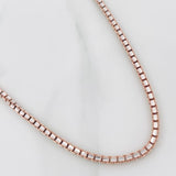 Cadena Veneciana 31.6 g / 25 3/4 in / 2.55 mm Dos Oros Blanco Rosa 18K