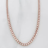Cadena Veneciana 31.6 g / 25 3/4 in / 2.55 mm Dos Oros Blanco Rosa 18K