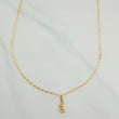 Set Herringbone Chain + Bear Pendant / 1.05g / 17 1/4 in 18K Yellow Gold
