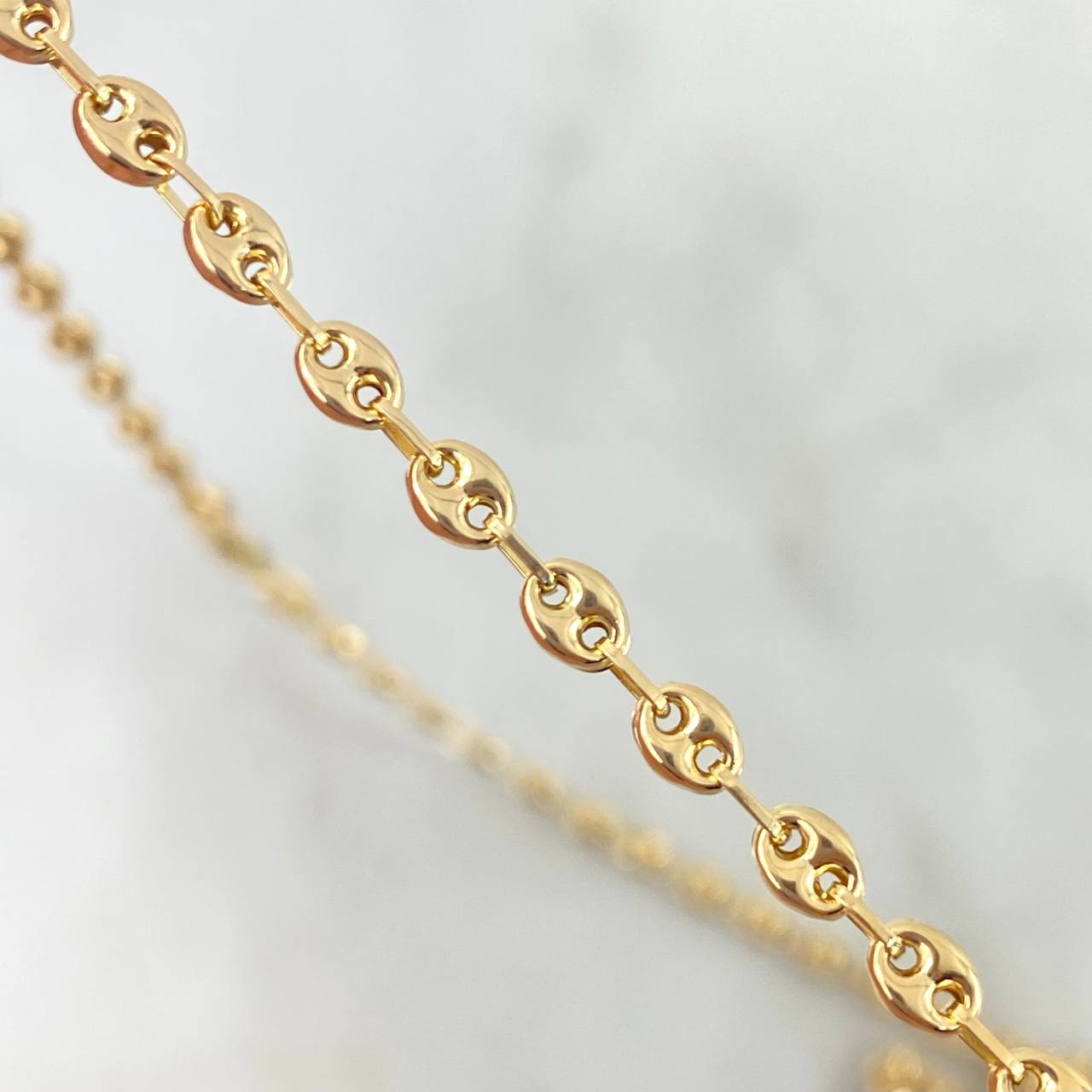 Cadena GC 7.35gr / 25 1/2 in / 3.6mm Oro Amarillo 18K ©