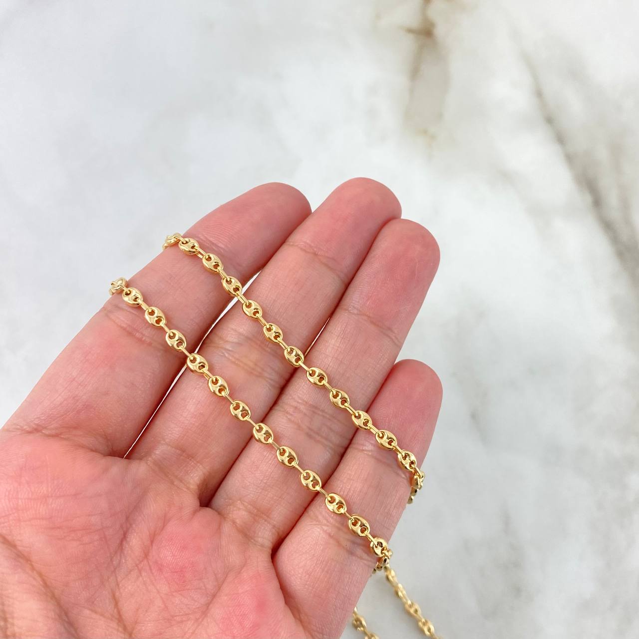 Cadena GC 7.35gr / 25 1/2 in / 3.6mm Oro Amarillo 18K ©