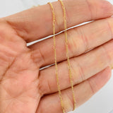 Cadena Figaro 2.1g / 18 in / 1.1mm Oro Amarillo 18K