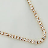 Cadena Tennis 8.6 g / 17 in / 2 mm Oro Amarillo 18K