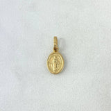 Pendant Virgen Milagrosa 0.6gr / 1.5cm / Yellow Gold