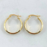 Hoop Earrings Nati 1.25gr / 1.5cm / 18K Gold