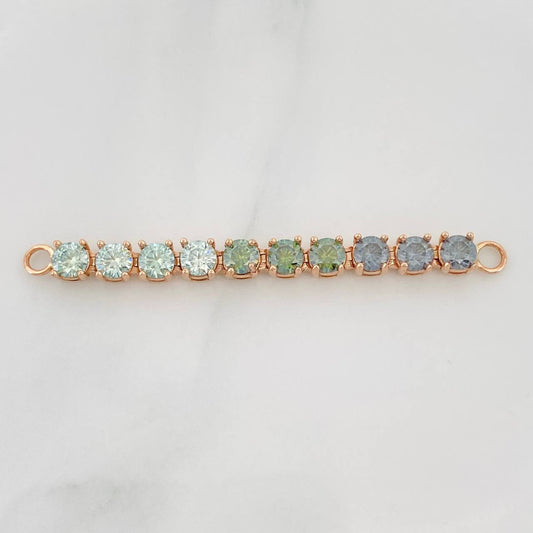 Herraje Tennis Moisanitas 3.3qts 4.05g / 2 1/4 in Oro Rosa 18K
