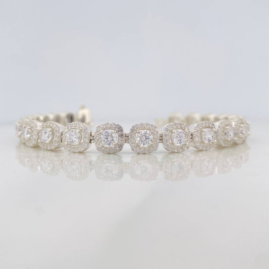 Tennis Bracelet 20.15g / 6 3/4 in / 7.5mm Silver 925