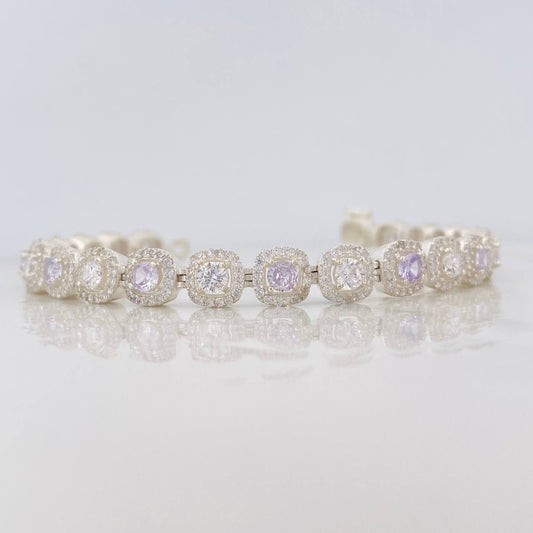 Tennis Bracelet 22.2g / 7 1/2 in / 7.5mm Silver 925