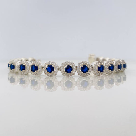Tennis Bracelet 22.25g / 7 3/4 in / 7.5mm Silver 925