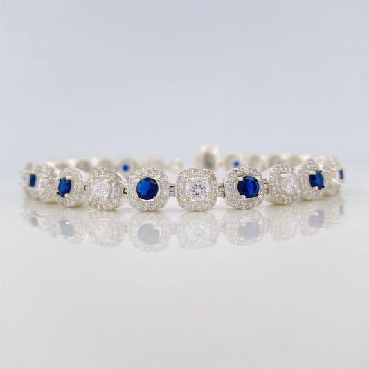 Tennis Bracelet 22.75g / 8 1/4 in / 7.5mm Silver 925