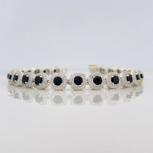 Tennis Bracelet 22.65g / 7 3/4 in / 7.5mm Silver 925