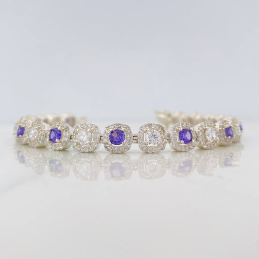 Tennis Bracelet 21.7g / 7 1/2 in / 7.5mm Silver 925
