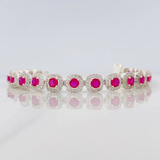 Tennis Bracelet 20.4g / 7 in / 7.5mm Silver 925