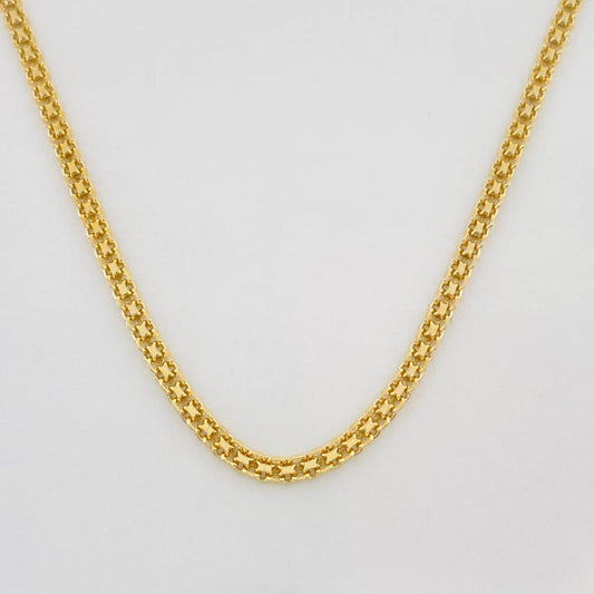 Cadena China 4.6g / 20 in / 1.72mm Oro Amarillo 18K