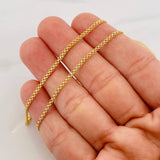 Cadena China 4.6g / 20 in / 1.72mm Oro Amarillo 18K
