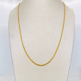 Cadena China 4.6g / 20 in / 1.72mm Oro Amarillo 18K