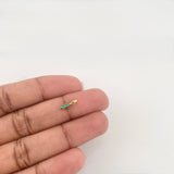 Dije Semaforo Esmeraldas 0.15Pts 0.2 g / in / 1.57 mm Oro Amarillo 18K