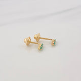 Topos Semaforo Esmeraldas 0.15Pts 0.65 g / in / 1.57 mm Oro Amarillo 18K