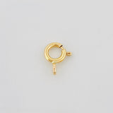 Lobster Claw Spring Ring 0.35 g Yellow Gold 18K
