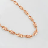 Cadena Rustica Corona 15.3 g / 29 in / 4.2 mm Oro Rosa 18K