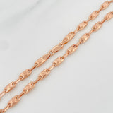 Cadena Rustica Corona 15.3 g / 29 in / 4.2 mm Oro Rosa 18K