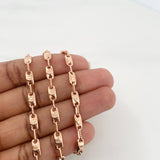 Cadena Rustica Corona 15.3 g / 29 in / 4.2 mm Oro Rosa 18K