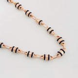Cadena Rustica Barril 15.95 g / 27 1/2 in / 4.3 mm Oro Rosa 18K