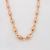 Cadena Rustica Burbuja 16.15 g / 24 1/2 in / 4.3 mm Oro Rosa 18K