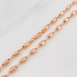 Cadena Rustica Burbuja 16.15 g / 24 1/2 in / 4.3 mm Oro Rosa 18K