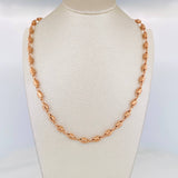 Cadena Rustica Burbuja 18.85 g / 28 1/4 in / 4.3 mm Oro Rosa 18K