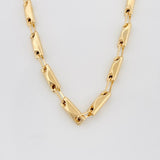 Cadena Rustica Barril Rombo 13.35 g / 24 3/4 in / 3.4 mm Oro Amarillo 18K