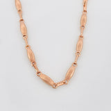 Cadena Rustica Eslabon 10.35 g / 24 1/2 in / 3.3 mm Oro Rosa 18K