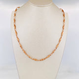 Cadena Rustica Eslabon 10.35 g / 24 1/2 in / 3.3 mm Oro Rosa 18K