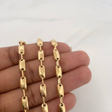 Cadena Rustica Adije 14.25 g / 24 3/4 in / 4.4 mm Oro Amarillo 18K