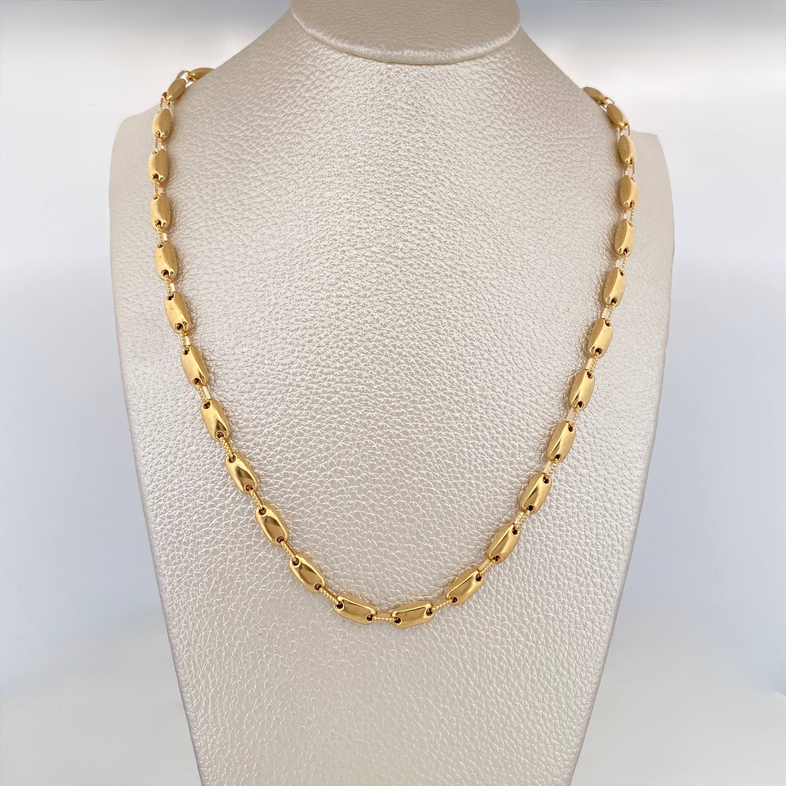 Cadena Rustica Adije 14.25 g / 24 3/4 in / 4.4 mm Oro Amarillo 18K