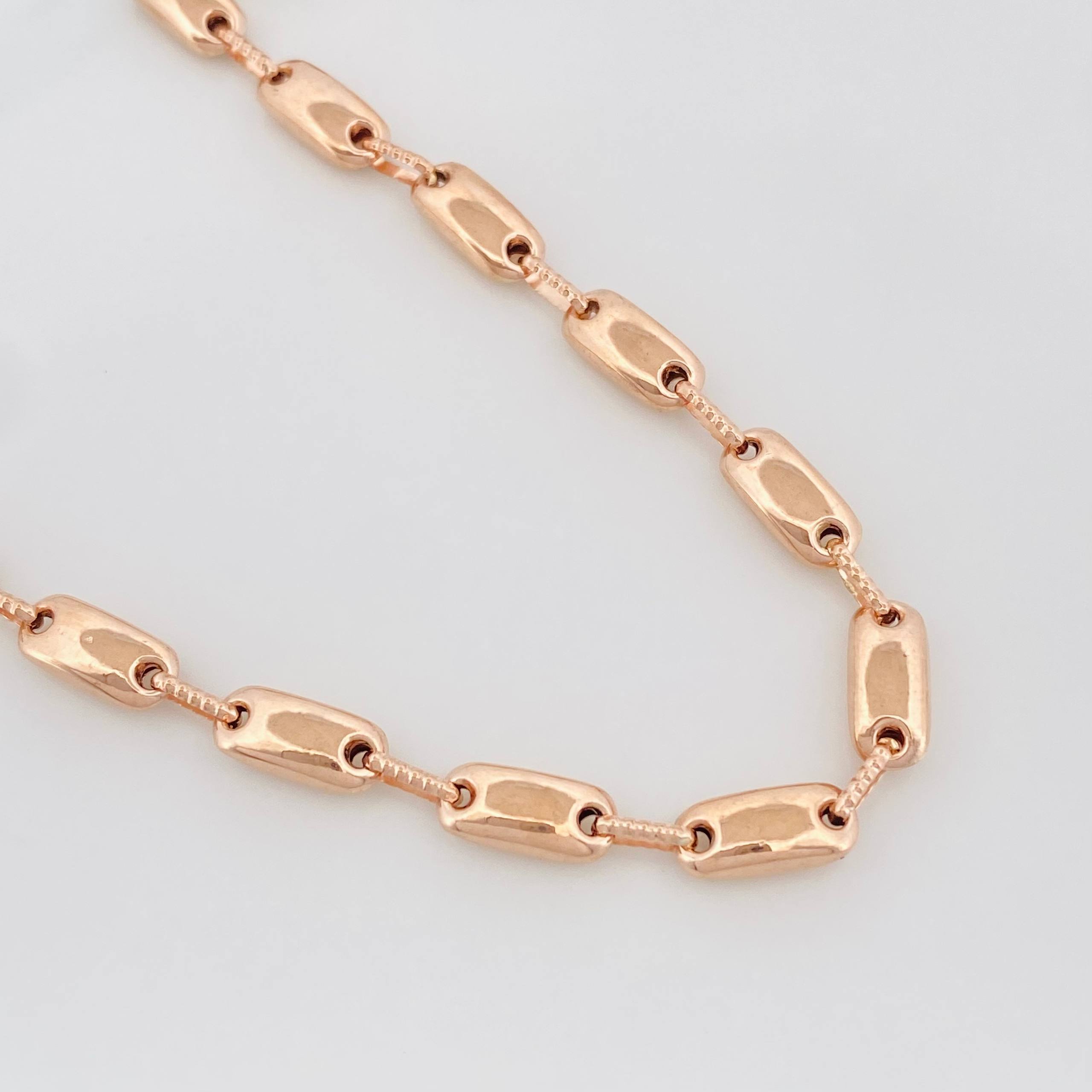 Cadena Rustica Adije 17 g / 28 1/4 in / 4.4 mm Oro Rosa 18K