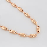 Cadena Rustica Adije 14.65 g / 24 1/2 in / 4.4 mm Oro Rosa 18K