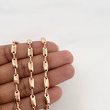 Cadena Rustica Adije 17 g / 28 1/4 in / 4.4 mm Oro Rosa 18K