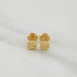 Topos Trebol 0.75 g / in / 4.8 mm Oro Amarillo 18K