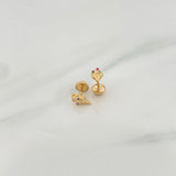 Topos Cono 0.7gr / 2mm Oro Amarillo 18K %