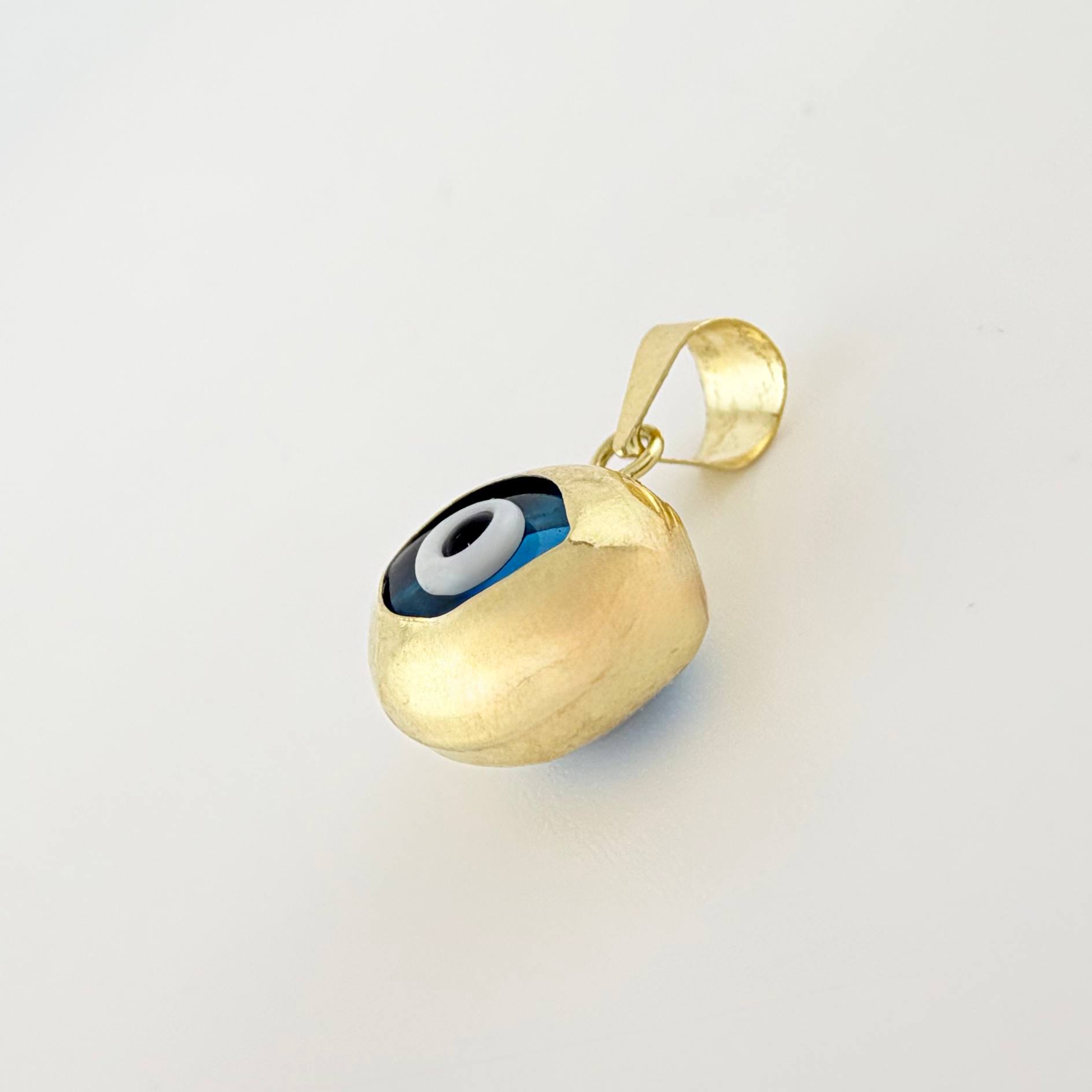 Dije Ojo Turco 1.35gr / 1/2 in / Oro Amarillo +4 18K ©