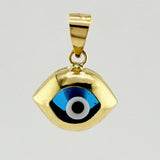 Dije Ojo Turco 1.35gr / 1/2 in / Oro Amarillo +4 18K ©